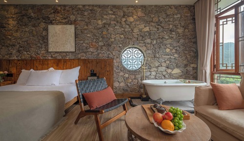 Deluxe-Doppelzimmer, Gartenblick