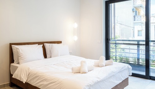 Deluxe-Studiosuite, Balkon, Stadtblick