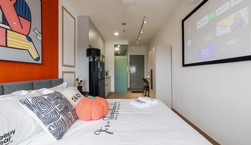 Luxury-Studio, 1 Queen-Bett, Klimaanlage