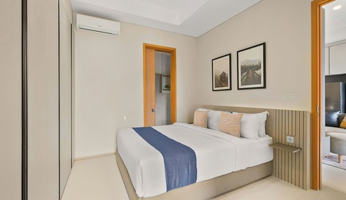 Superior-Apartment, 2 Schlafzimmer, Küche, Stadtblick