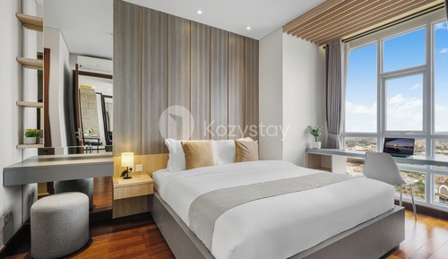 Apartment, 2 Schlafzimmer, Stadtblick