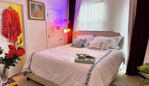 Design-Stadtwohnung, 3 Schlafzimmer, Küche, Stadtblick