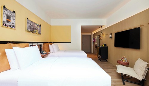 Superior-Zimmer, 2 Einzelbetten, Stadtblick