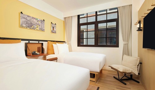 Standardzimmer, 2 Einzelbetten, Stadtblick