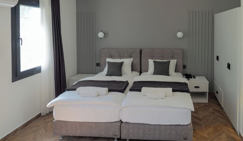 Zweibettzimmer, Bergblick