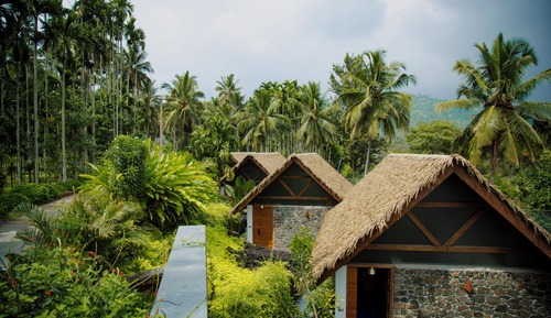Luxury-Villa, Gartenblick