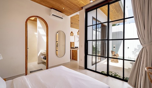 Deluxe-Villa, Terrasse, Poolblick