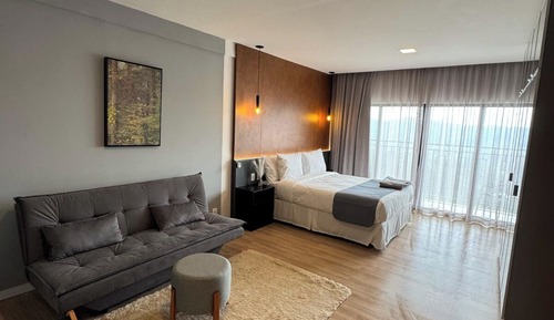 Comfort-Apartment, 1 Doppelbett und Schlafsofa, Balkon, Gartenblick