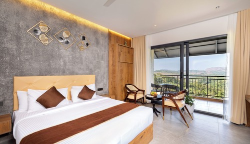 Luxury-Suite, Balkon, Bergblick