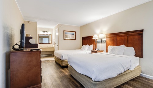 Deluxe-Doppelzimmer, 2 Doppelbetten, ohne Fenster