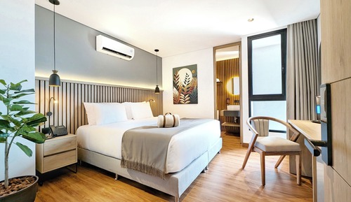 Standard-Doppelzimmer, Stadtblick