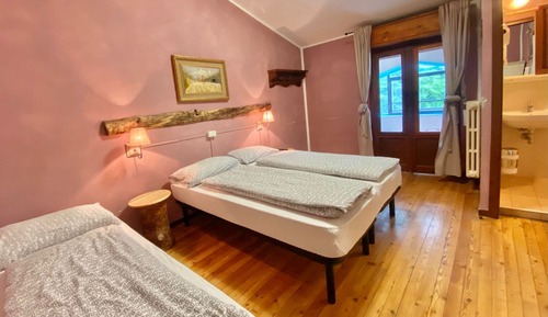 Dreibettzimmer, Balkon