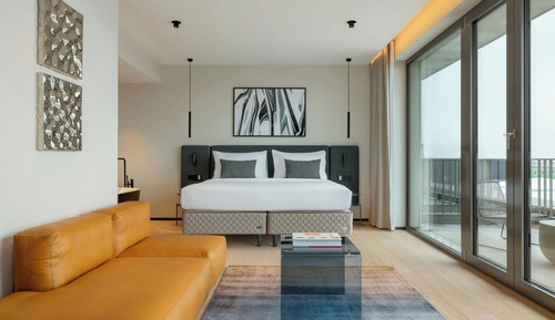 Junior-Suite, 1 King-Bett, Nichtraucher, Gartenblick