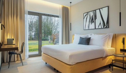 Zimmer, 1 King-Bett, Nichtraucher, Gartenblick