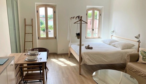 Apartment, Gartenblick