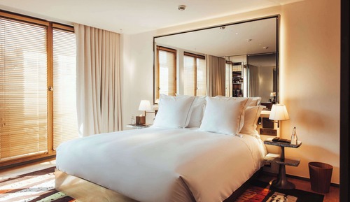 Zimmer, 1 King-Bett, rollstuhlgeeignete Dusche, Klimaanlage