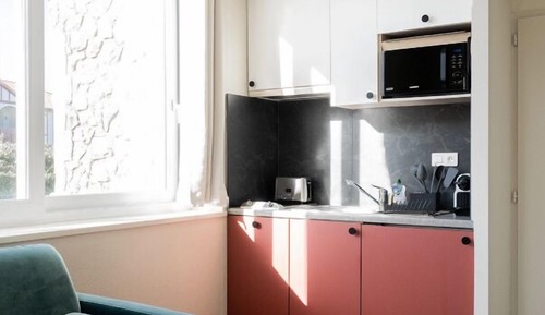 Superior-Apartment, Gartenblick