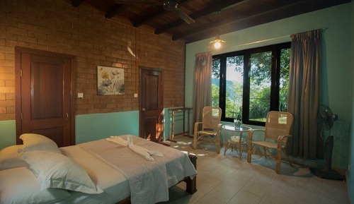 Luxury-Villa, Balkon, Bergblick