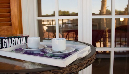 Classic-Doppel- oder -Zweibettzimmer, Balkon, Gartenblick