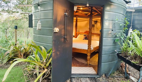 Comfort-Doppelzimmer, Terrasse, Gartenblick
