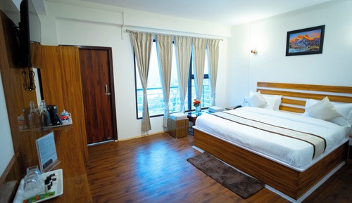 Suite, Balkon, Bergblick