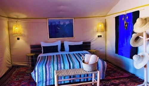 Classic-Zweibettzimmer, Terrasse, Blick auf die Wüste