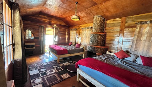 Familienchalet, Bergblick