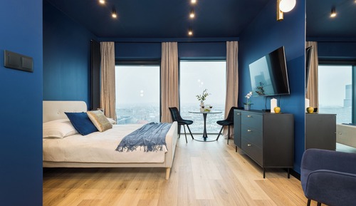 Luxury-Apartment, Stadtblick