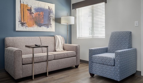 Deluxe-Suite, 1 King-Bett und Schlafsofa, barrierearm, Küche