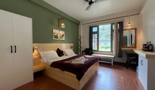 Comfort-Doppelzimmer, Blick auf den Innenhof