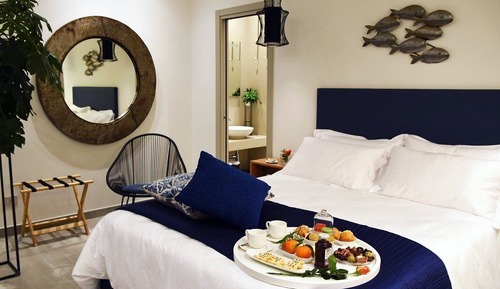 Superior-Doppelzimmer, eigenes Bad, Meerblick