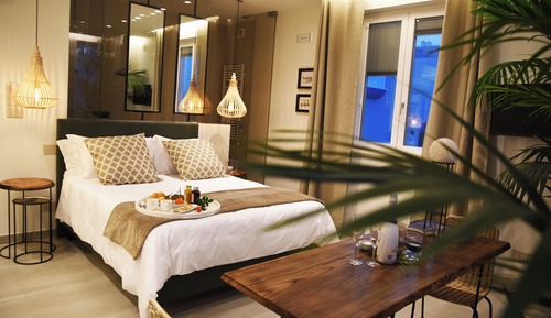 Deluxe-Doppelzimmer, eigenes Bad, Meerblick