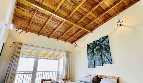 Deluxe-Doppelzimmer, Balkon, Bergblick