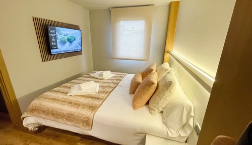 Familienapartment, Blick auf den Innenhof