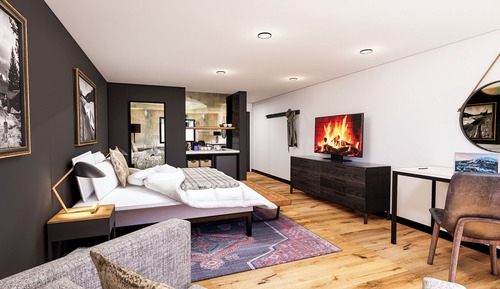 Premier-Einzelzimmer, 1 King-Bett und Schlafsofa