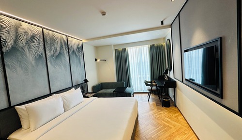Zimmer, 1 King-Bett, barrierefrei