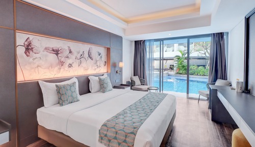 Standard-Suite, 2 Einzelbetten, Poolzugang