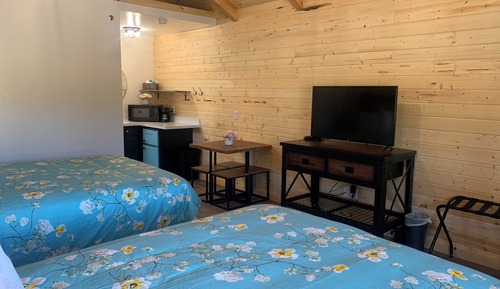 Ferienhütte, 1 King-Bett, Bergblick