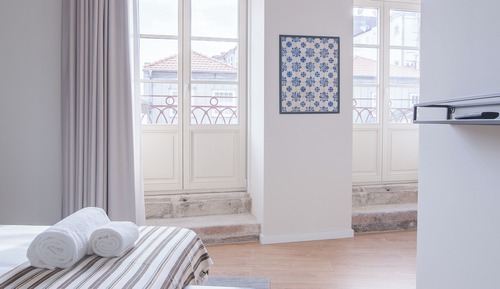 Deluxe-Studio, Balkon, Flussblick