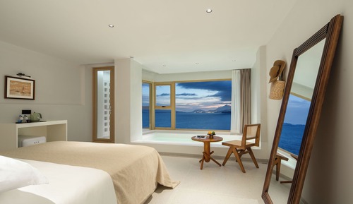 Comfort-Doppelzimmer, Balkon, Meerblick