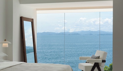 Premier-Studiosuite, Balkon, Meerblick