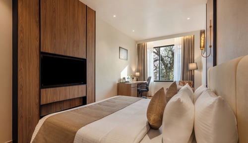 Classic-Zimmer, Blick auf die Anlage