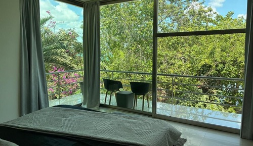 Deluxe-Suite, Balkon, Buchtblick
