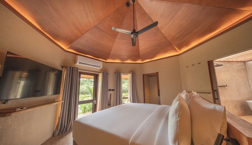 Deluxe-Villa, 2 Einzelbetten, Meerblick