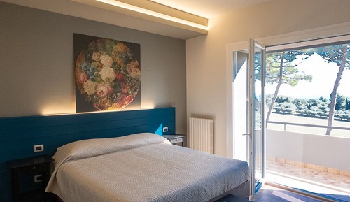 Superior-Doppel- oder -Zweibettzimmer, Balkon, Meerblick