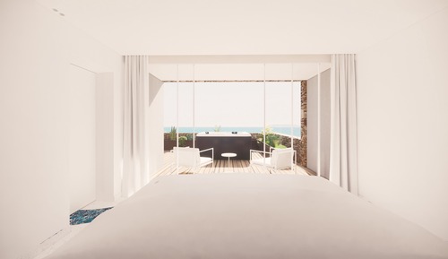 Familien-Suite, Terrasse, Meerblick