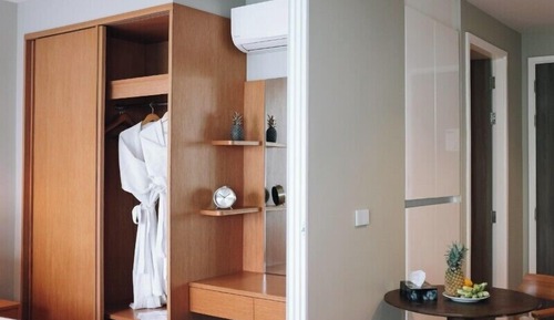 Classic-Suite, Balkon, Poolblick