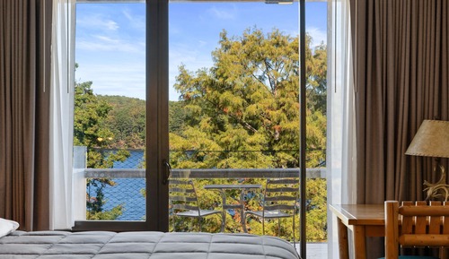 Vierbettzimmer, Balkon, Seeblick