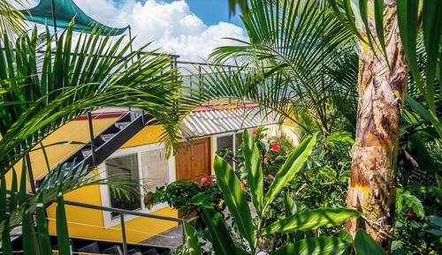 Economy-Villa, Bergblick