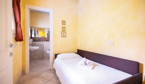 Comfort-Zimmer, Blick auf den Innenhof